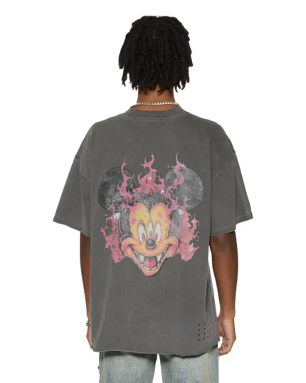 Charcoal Ksubi Fuego Ekcess SS T-Shirt