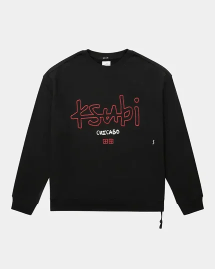 Ksubi Chicago 4Γ4 Biggie Crew Jet Black