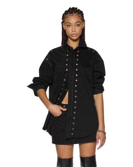 oversized ls shirt split vice
