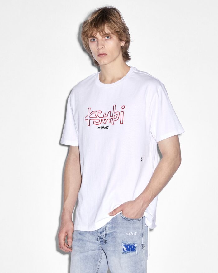 miami 4x4 biggie ss tee tru white