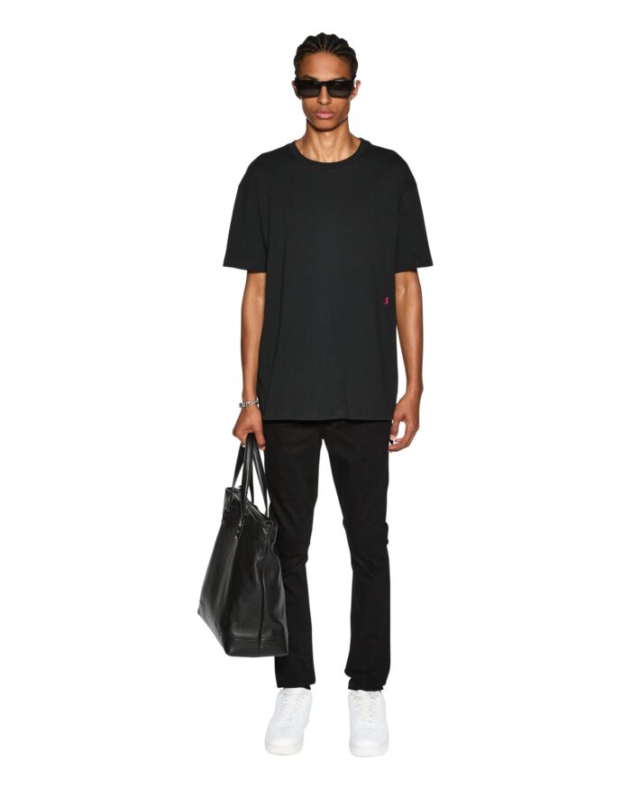 4x4 biggie ss tee black/red