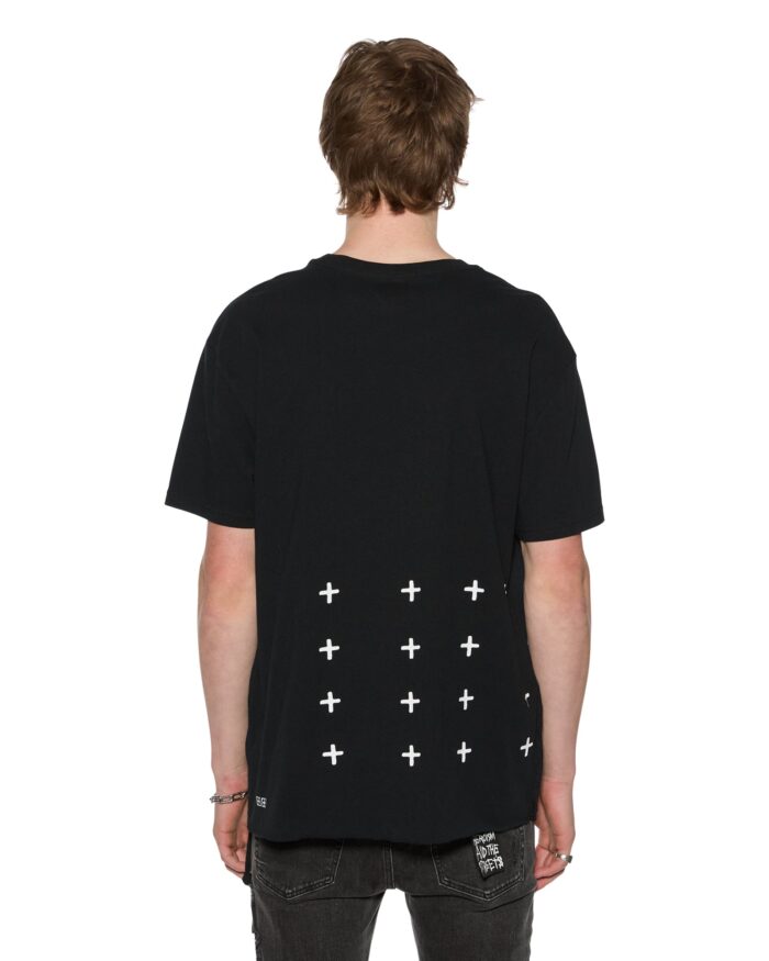 4 x 4 biggie ss tee jet black
