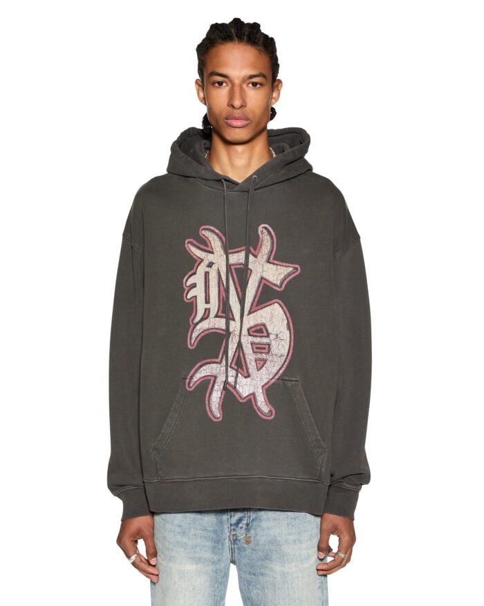 Dug Out Biggie Hoodie Faded Black