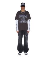 engine ls layer tee faded black
